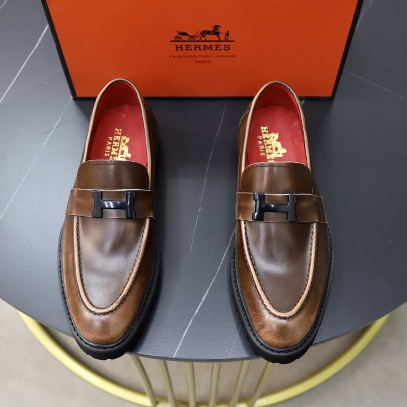 H**mes leather shoes